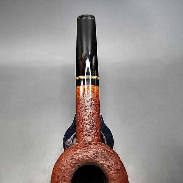 Smio Satou Sandblasted Bent Dublin Estate Briar Pipe - Image 8