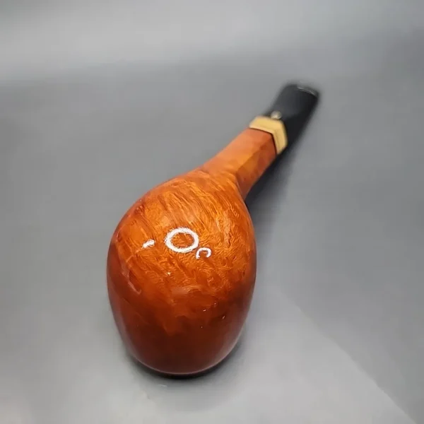 Chacom Hexagone 124 Smooth Bent Pot Estate Briar Pipe, Unsmoked [SOLD] - Image 8