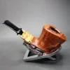 Doctor's Pipes by Roman Kovalev, Double Flash Smooth Dublin Estate Briar Pipe, Unsmoked - Image 8