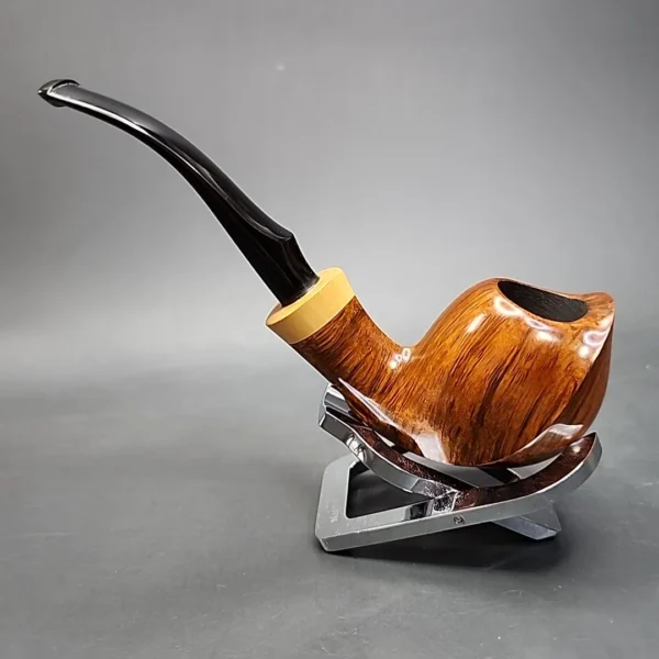 Tonni Nielsen Grade 7 Sparrow, Smooth Bent Estate Briar Pipe, Unsmoked [SOLD] - Image 8