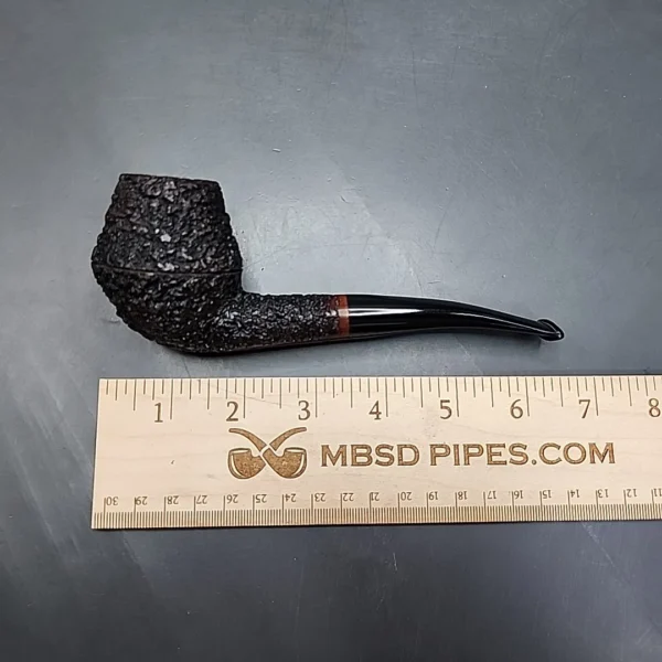 Don Carlos Rusticated Bent Rhodesian Estate Briar Pipe, Italian Estates - Image 8