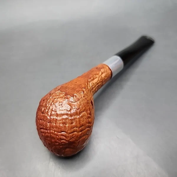 Kaywoodie Silhouette 42 Sandblasted Straight Apple Estate Briar Pipe, American Estates - Image 8