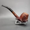 Dave Neeb Sandblasted Bent Egg Handmade Briar Pipe, New - Image 8