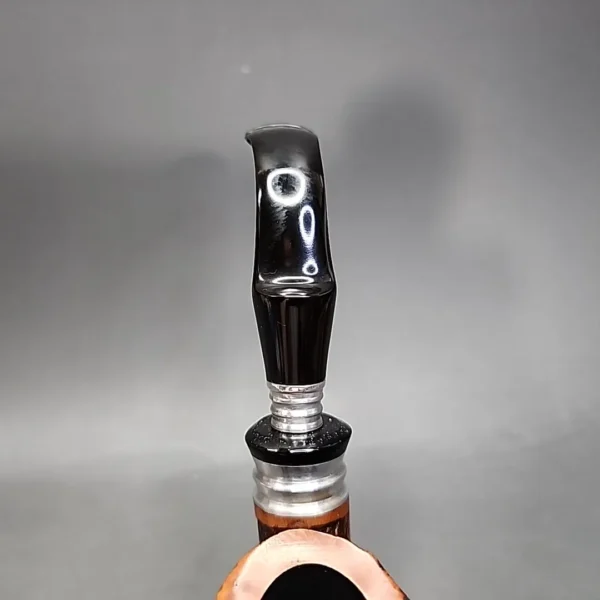 Mastro Beraldi Sandblasted Bent Egg Estate Briar Pipe, Unsmoked [SOLD] - Image 8