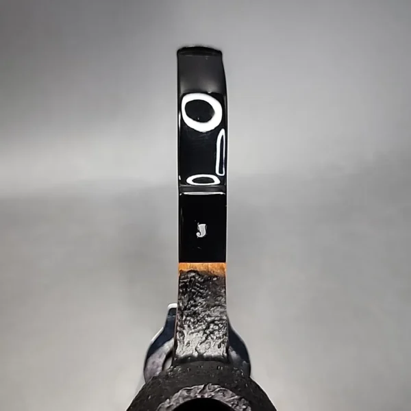 Ser Jacopo S1 Sandblasted Bent Apple Estate Briar Pipe, Unsmoked - Image 8