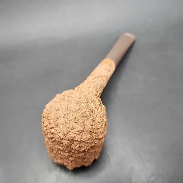 Pipe Tristan Rusticated Natural Pot Handmade Briar Pipe, New [SOLD] - Image 8