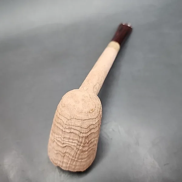 Pipe Tristan Sandblasted Straight Dublin Handmade Briar Pipe, New [SOLD] - Image 8