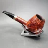 Peder Jeppesen Ida Sandblasted Straight Brandy Estate Briar Pipe, 9mm [SOLD] - Image 6