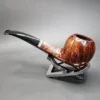 2022 Mark Tinsky Mocha 5 2 Star Bent Apple Estate Briar Pipe, American Estates [SOLD] - Image 8
