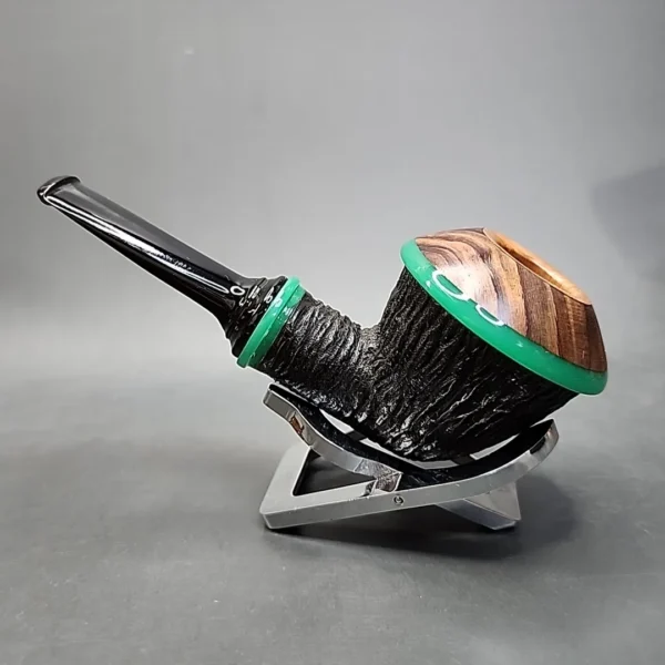 Karim Calabash Sitter Handmade Pipe, New - Image 8
