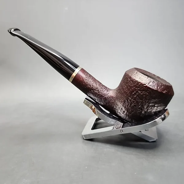 Vauen  5201 Sandblasted Bent Dublin Estate Briar Pipe, Unsmoked, 9mm - Image 8