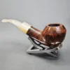 BBB Tortoise 765 Smooth Bent Estate Briar Pipe, Unsmoked - Image 8