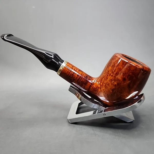 Vauen 6868 Smooth Bent Billiard Estate Briar Pipe, Unsmoked, 9mm - Image 8