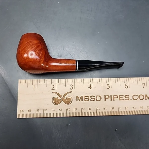 Vauen 3901 Smooth Straight Brandy Estate Briar Pipe, Unsmoked, 9mm - Image 8