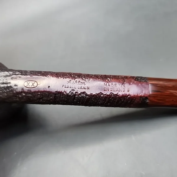 1986 Ashton Pebble Grain XX Canadian Estate Briar Pipe, English Estates - Image 8