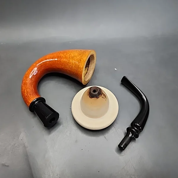 Gourd and Meerschaum Estate Calabash Pipe [SOLD] - Image 8