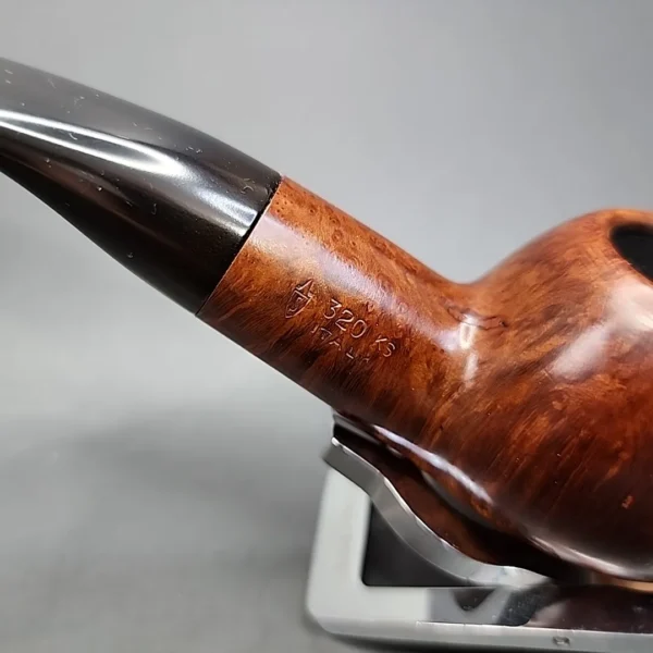 Savinelli Oscar Elite 320 KS Bent Author Estate Briar Pipe, Italian Estates, 6mm - Image 8