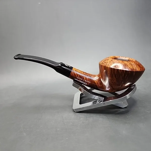 Don Carlos One Note Bent Rhodesian Estate Briar Pipe - Image 8
