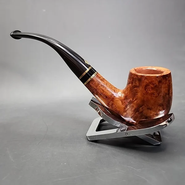 BBB Select 304 Smooth Bent Billiard Estate Briar Pipe, Unsmoked - Image 9