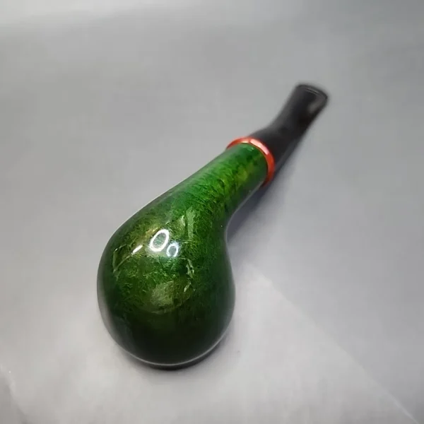 Chacom Green Trekking 264 Smooth Bent Acorn Estate Briar Pipe, Unsmoked - Image 9