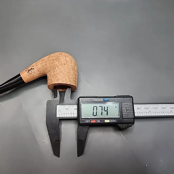 Morgan Bones Bent Billiard Briar Pipe, New - Image 9