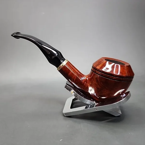 Vauen 6802 Smooth Bent Rhodesian Estate Briar Pipe, Unsmoked, 9mm - Image 9
