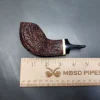Konstantin Shekita Sandblasted Fugu Estate Briar Pipe, Unsmoked - Image 9