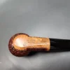 Ser Jacopo R1 Rusticated Straight Apple Estate Briar Pipe, Unsmoked - Image 9