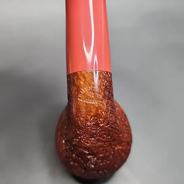Nathan Armentrout Sandblasted Bent Egg Handmade Briar Pipe, New - Image 9