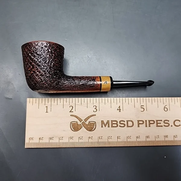 Ascorti Sabbia Di Oro Partially Sandblasted Dublin Estate Briar Pipe Unsmoked - Image 9