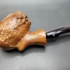 Caminetto New Dear Moustache KS Bent Egg Estate Briar Pipe - Image 9
