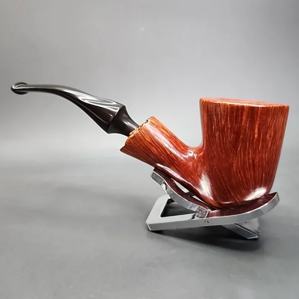 Savinelli Autograph 5, Smooth Bent Dublin Estate Briar Pipe, Unsmoked - Image 9