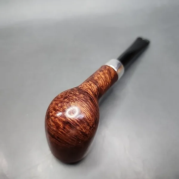 Peterson Silver Mounted Army 101 Smooth Billiard Estate Briar Pipe, Irish Estates [SOLD] - Image 9