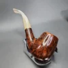 BBB Tortoise 304 Smooth Bent Billiard Estate Briar Pipe, Unsmoked - Image 8