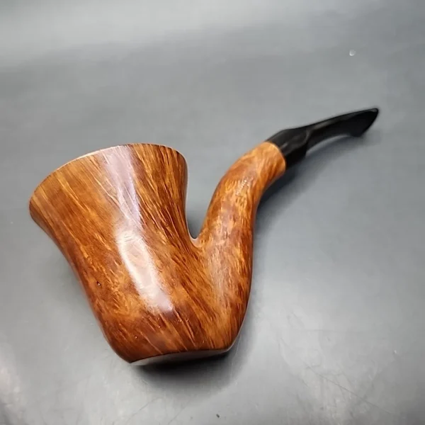 Ed Burak Connoisseur Smooth Bent Dublin Sitter Estate Briar Pipe [SOLD] - Image 9