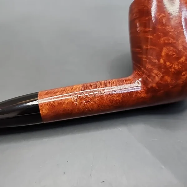 Savinelli De Luxe Milano 111 KS, Smooth Billiard Estate Briar Pipe, American Estates - Image 9