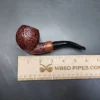 Ser Jacopo S2 Sandblasted Bent Apple Estate Briar Pipe, Italian Estates - Image 9