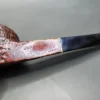 Kaywoodie Relief Grain 98B Sandblasted Bulldog Estate Briar Pipe, American Estates - Image 9