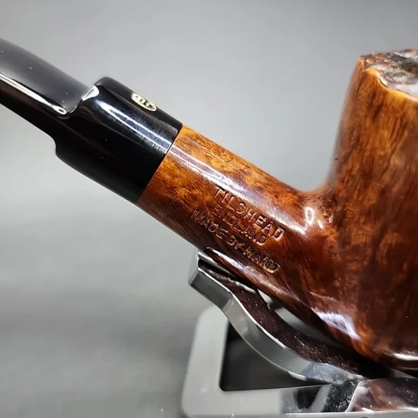 James Upshall P grade Smooth Bent Billiard Estate Briar Pipe, English Estates [SOLD] - Image 9