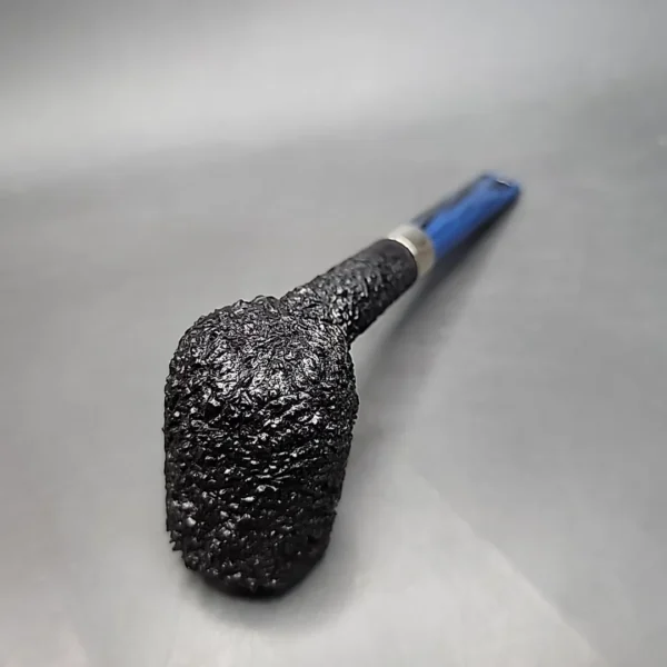 Pipe Tristan Rusticated Straight Billiard Handmade Briar Pipe, New [SOLD] - Image 9