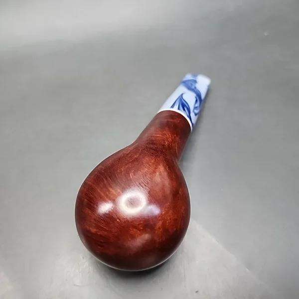 Savinelli Oceano 320 KS Smooth Author Estate Briar Pipe, 6mm, Italian Estates - Image 9