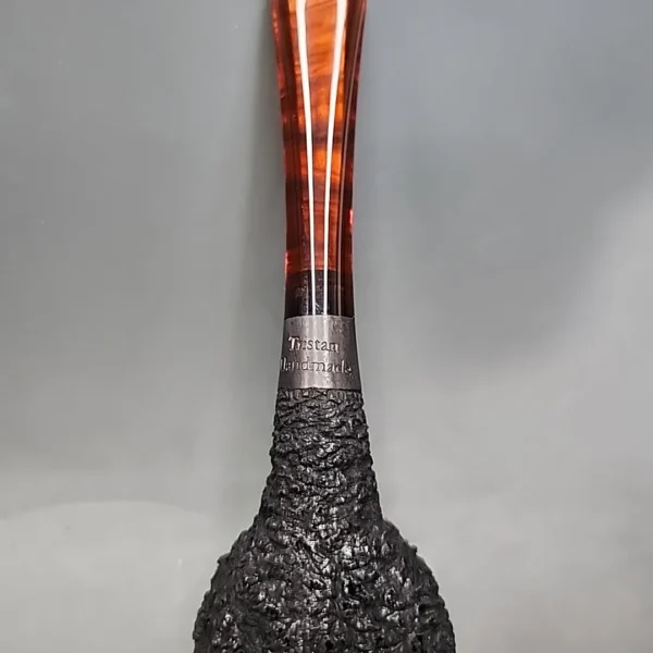 Pipe Tristan Rusticated Shape 55 Style Handmade Briar Pipe, New [SOLD OUT] - Image 9