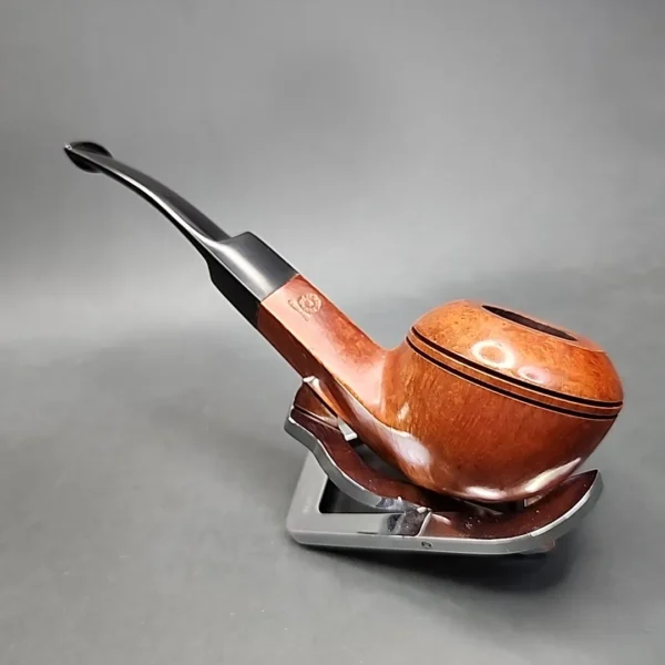 BBB Sovereign Smooth Bent Bulldog Estate Briar Pipe Unsmoked - Image 9