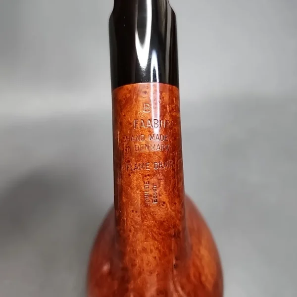Faaborg Flame Grain Large Brandy Estate Briar Pipe, Danish Estates - Image 9