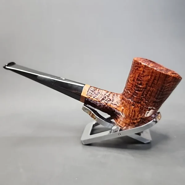 Ser Jacopo Jucunda S2 Sandblasted Dublin Estate Briar Pipe, Unsmoked - Image 9