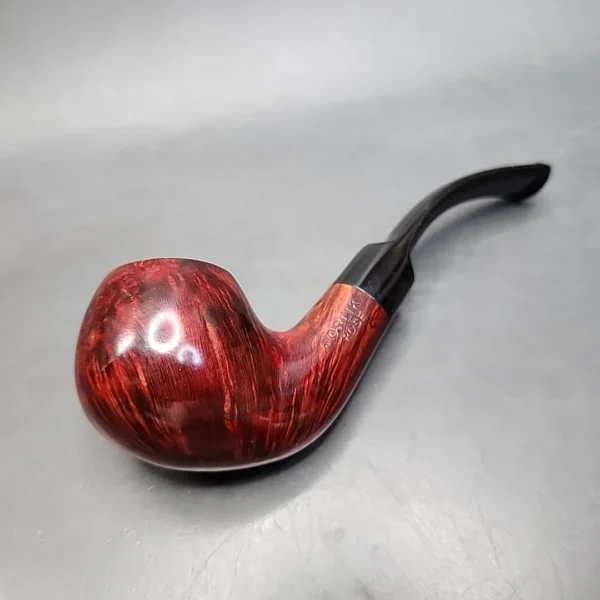 Orlik Rose 39878 Smooth Bent Apple Estate Briar Pipe, Unsmoked - Image 10