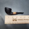 Stanwell Zebrano Sandblasted Bent Dublin Estate Briar Pipe, Danish Estates - Image 10