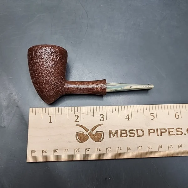La Biota Sandblasted Pickaxe Handmade Briar Pipe, New - Image 10