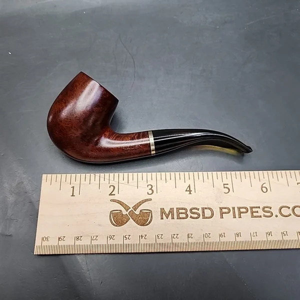 Vauen 3927 Smooth Bent Billiard Estate Briar Pipe, Unsmoked, 9mm - Image 10