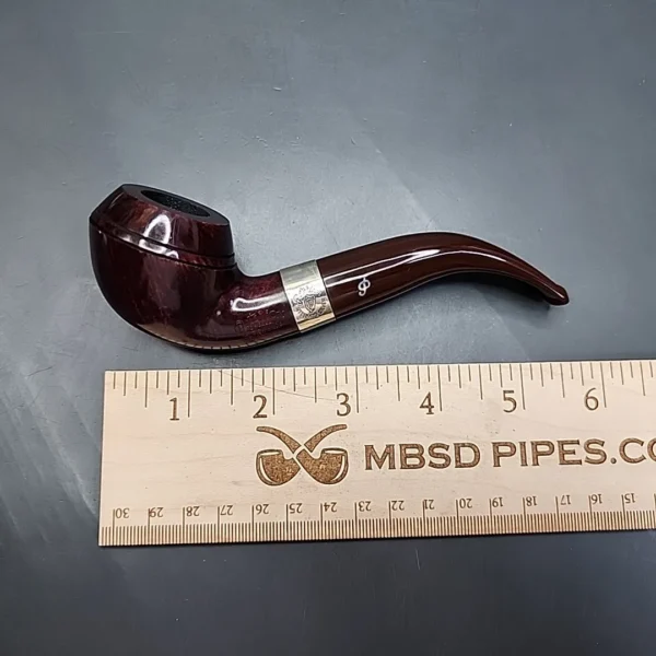 Peterson Irish Harp 999 Smooth Bent Rhodesian Briar Pipe, New - Image 10